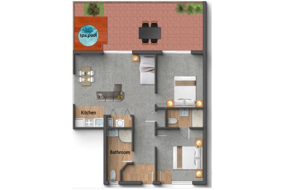 2-Bedroom Spa Suite